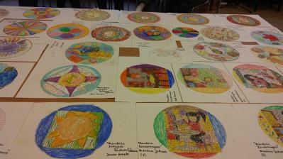 Mandale uczestników projektu PA Mandala3