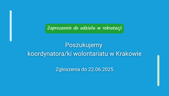 Zaproszenie do udzialu w rekrutacji Krakow